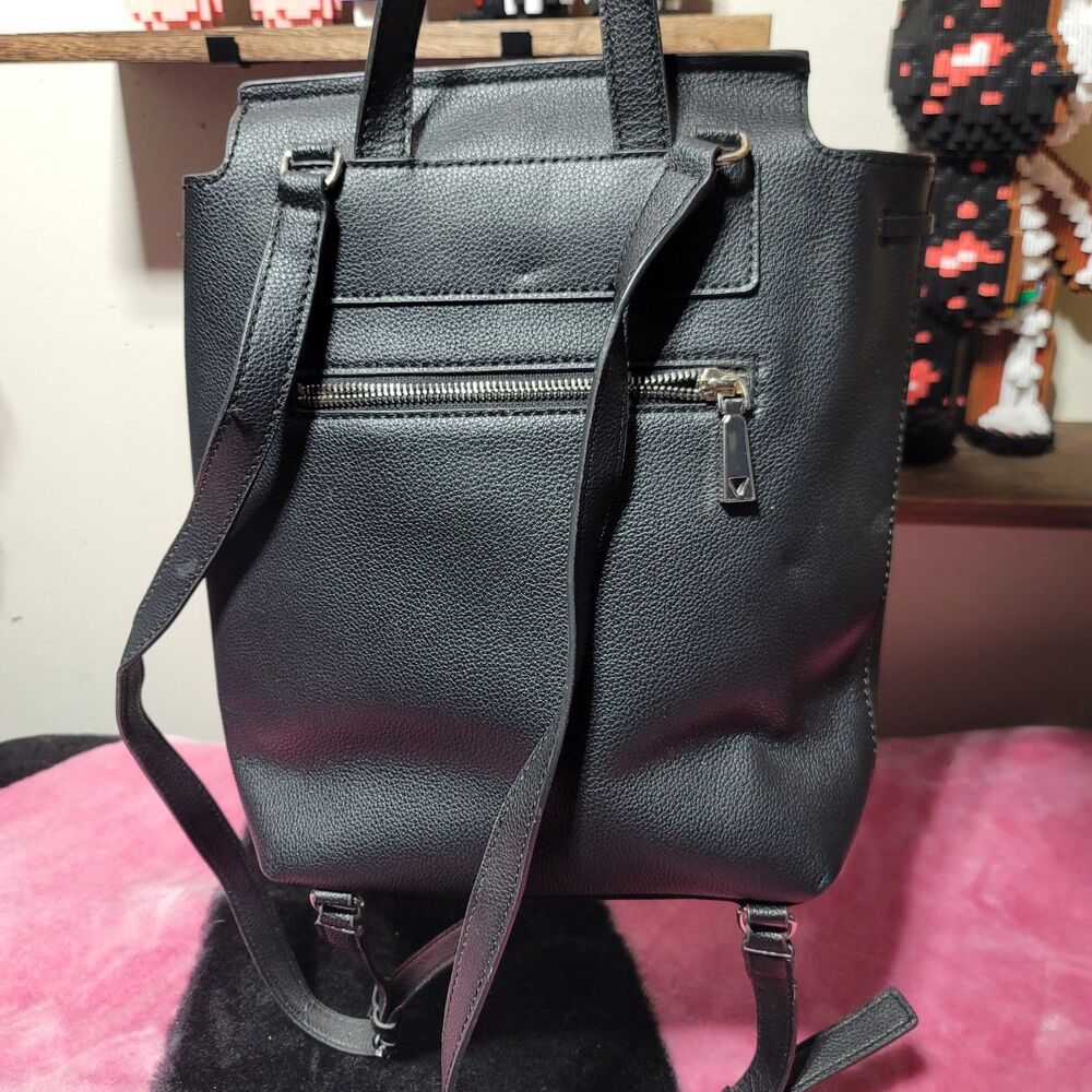 Guess Black Drawstring Backpack - image 3